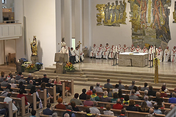 Gottesdienst mit Soldatinnen und Soldaten und Teilnehmenden des Katholikentags © KS / Doreen Bierdel