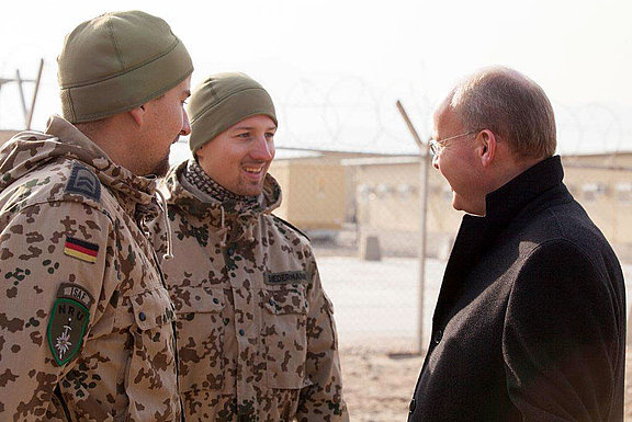 Besuch beim deutschen ISAF-Kontingent in Afghanistan 2013. © Stefan Sättele 