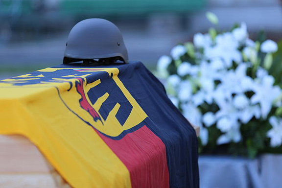 Trauer um einen getöteten Bundeswehr-Soldaten © Bundeswehr / PAO 