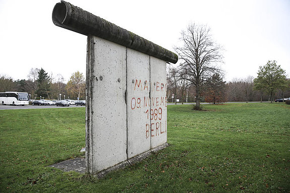 Segment der ehemaligen Berliner Mauer in Bonn © Bundeswehr / Jenny Bartsch